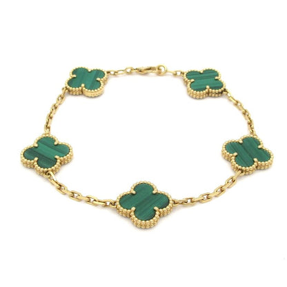 Van Cleef & Arpels Bracelet Vintage Alhambra Vcarl80900 18k Yellow Gold X