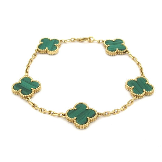 Van Cleef & Arpels Bracelet Vintage Alhambra Vcarl80900 18k Yellow Gold X