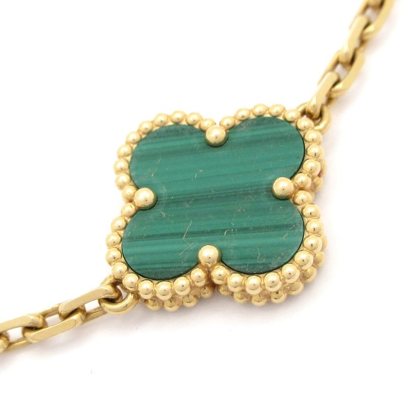 Van Cleef & Arpels Bracelet Vintage Alhambra Vcarl80900 18k Yellow Gold X