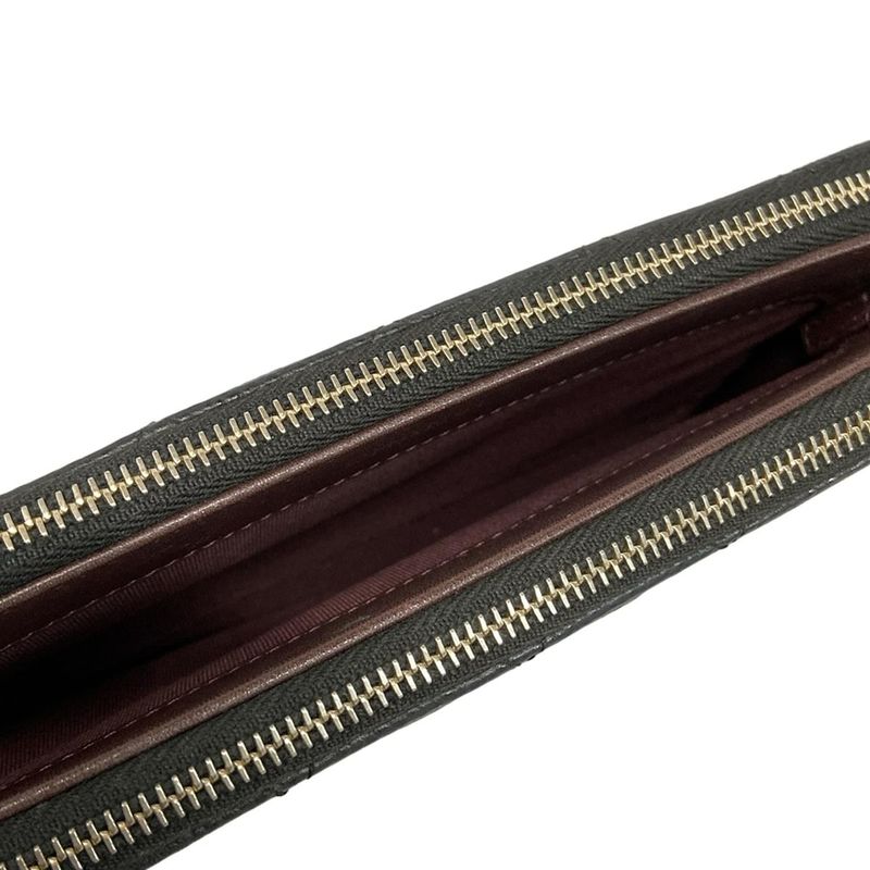 Chanel Wallet Matelasse Black Chain Wallet Gold Hardware