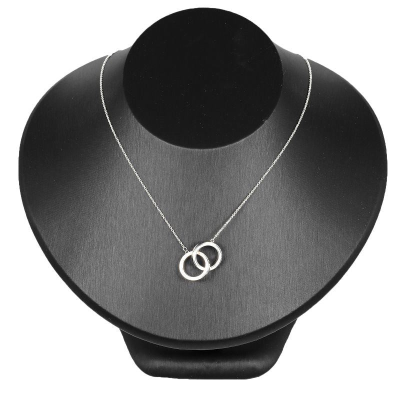 Tiffany & Co 1837 Interlocking Silver 925 Women's 5g Necklace