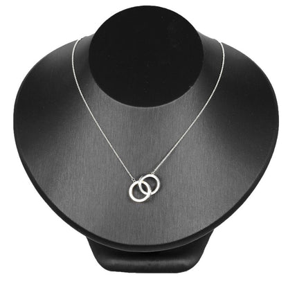Tiffany & Co 1837 Interlocking Silver 925 Women's 5g Necklace