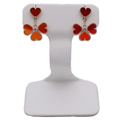 Van Cleef & Arpels Earrings Sweet Heart Alhambra Fyage 750 PG