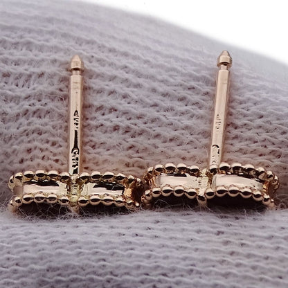 Van Cleef & Arpels Earrings Sweet Heart Alhambra Fyage Women'S Brand 750pg