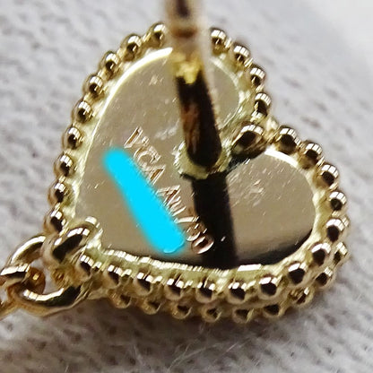 Van Cleef & Arpels Earrings Sweet Heart Alhambra Fyage Women'S Brand 750pg