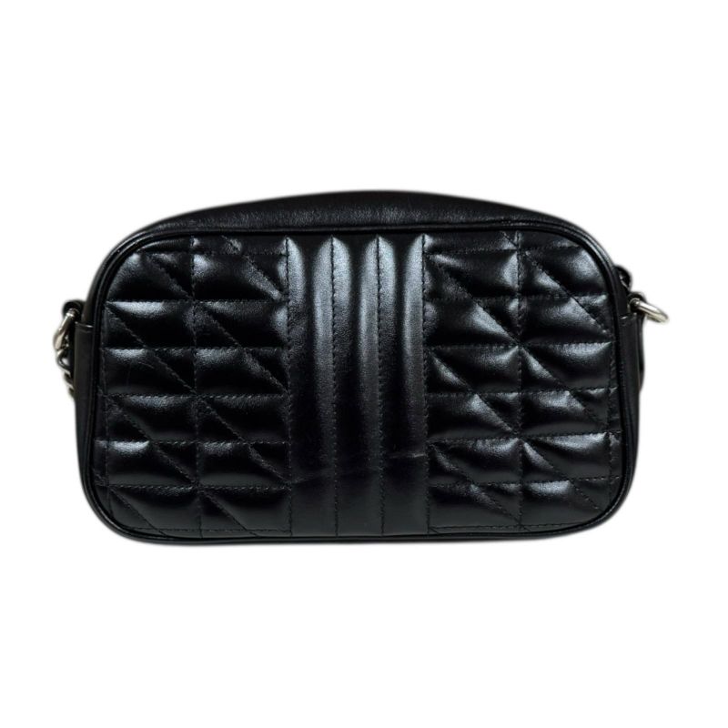 Gucci Ggmarmont Shoulder Bag Leather 447632 Black Women's Gucci Used Gucci