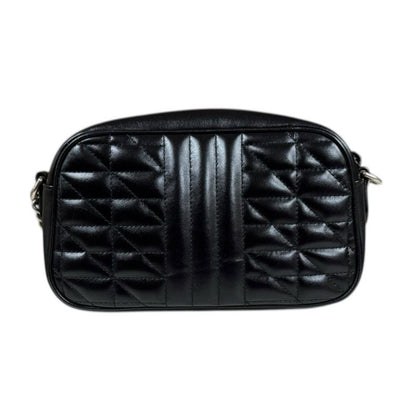 Gucci Ggmarmont Shoulder Bag Leather 447632 Black Women's Gucci Used Gucci