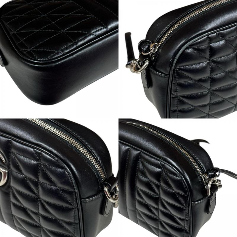 Gucci Ggmarmont Shoulder Bag Leather 447632 Black Women's Gucci Used Gucci
