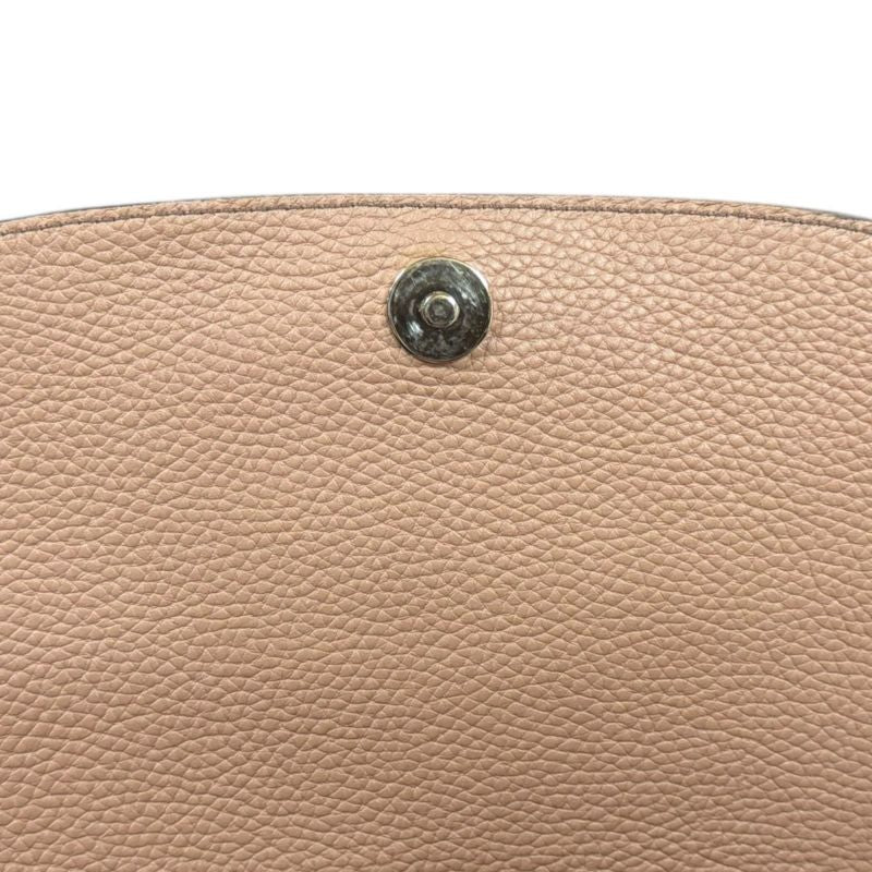 Gucci Soho Shoulder Bag Leather 536224 Beige Ladies Gucci Used Gucci