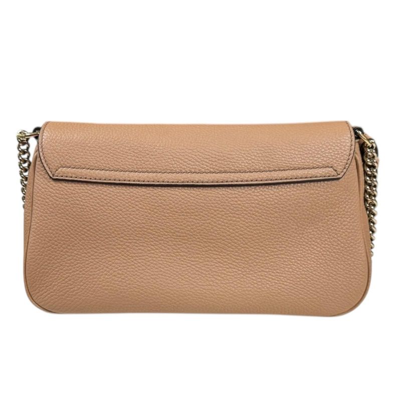 Gucci Soho Shoulder Bag Leather 536224 Beige Ladies Gucci Used Gucci