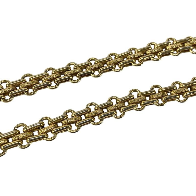 Chanel Shoulder Bag Double Flap Matelasse Black Mademoiselle Chain Gold