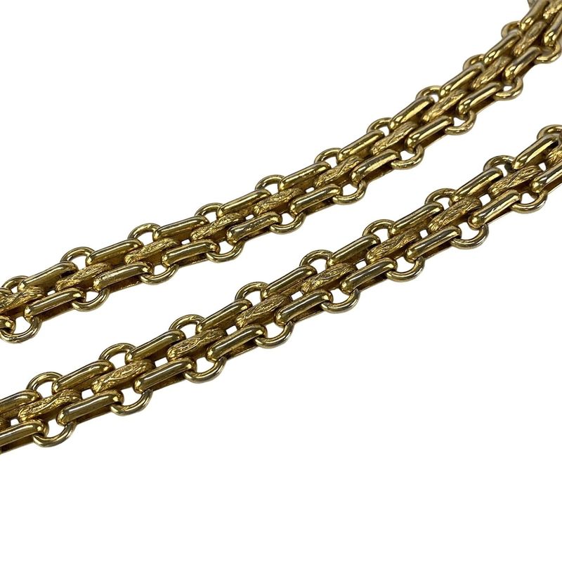 Chanel Shoulder Bag Double Flap Matelasse Black Mademoiselle Chain Gold