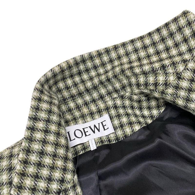 Loewe Jacket Size 36 S Women's - S540y03xab Green X White X Black Long Sleeve