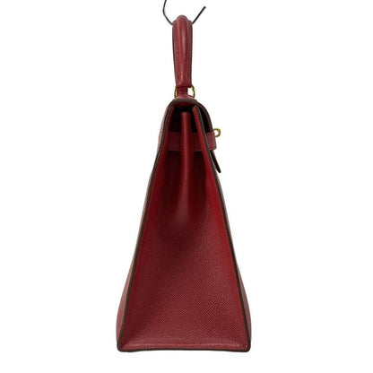 Hermes Handbag Kelly 32 Rouge Vif Outside Sewing Gold Hardware