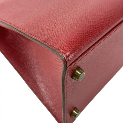 Hermes Handbag Kelly 32 Rouge Vif Outside Sewing Gold Hardware