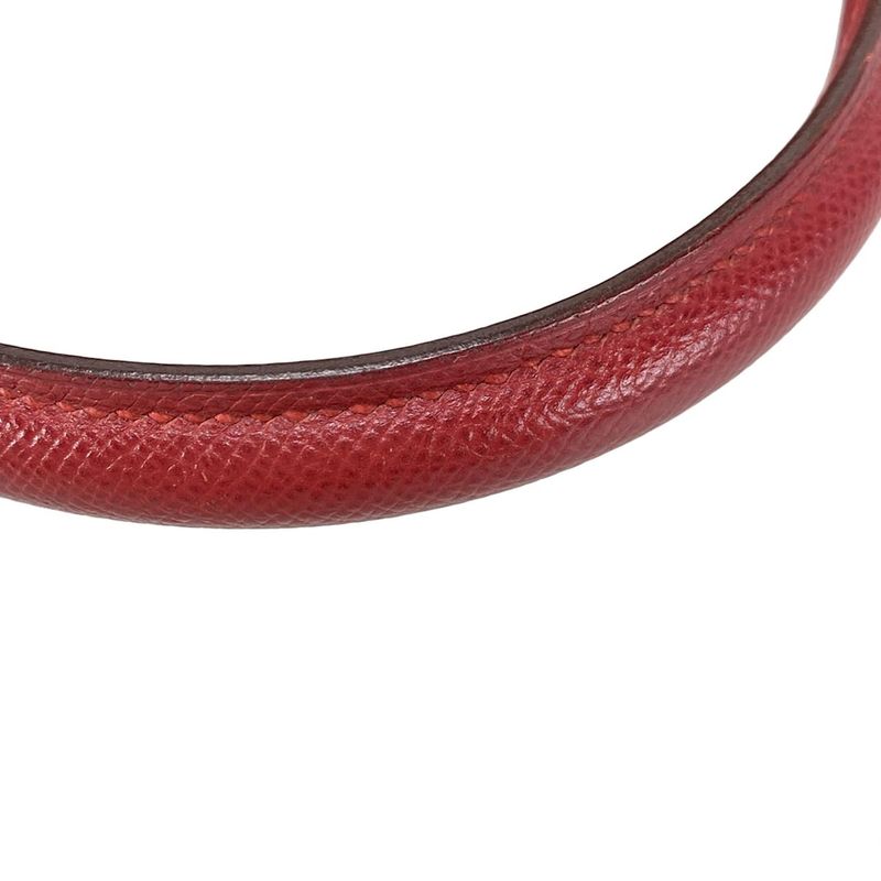 Hermes Handbag Kelly 32 Rouge Vif Outside Sewing Gold Hardware