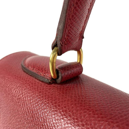 Hermes Handbag Kelly 32 Rouge Vif Outside Sewing Gold Hardware