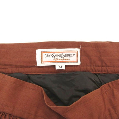 Yves Saint Laurent Vintage Peplum Skirt Flare M Knee Length