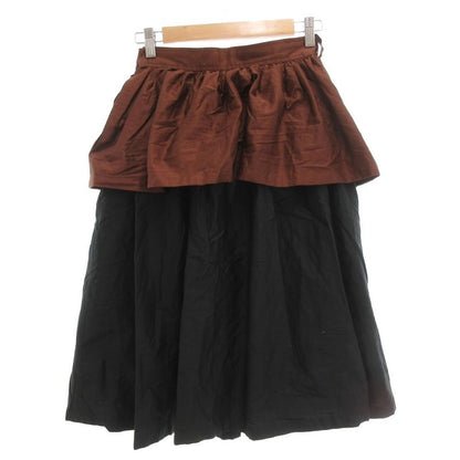 Yves Saint Laurent Vintage Peplum Skirt Flare M Knee Length