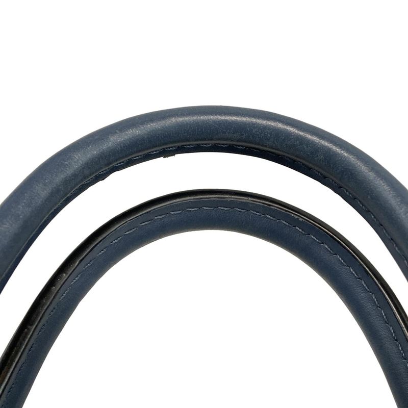 Louis Vuitton Tote Bag Mahina on My Side MM M22912 Blue Orage Leather Cowhide