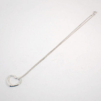 Tiffany & Co 925 Open Heart Pendant Necklace j113-3
