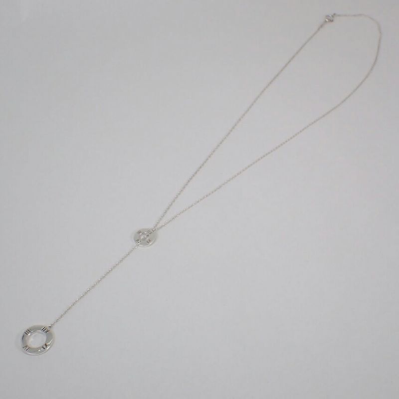 Tiffany & Co 925 Open Atlas Lariat Necklace j113-7