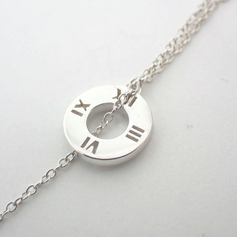Tiffany & Co 925 Open Atlas Lariat Necklace j113-7