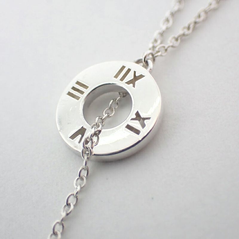 Tiffany & Co 925 Open Atlas Lariat Necklace j113-7