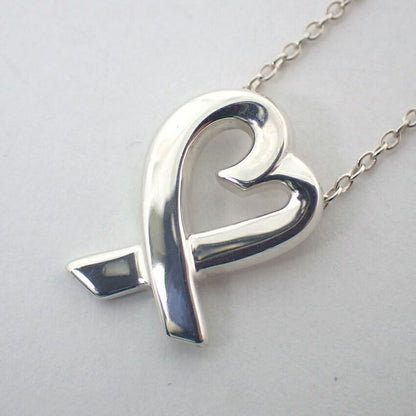 Tiffany & Co 925 Loving Heart Pendant Necklace J113-6