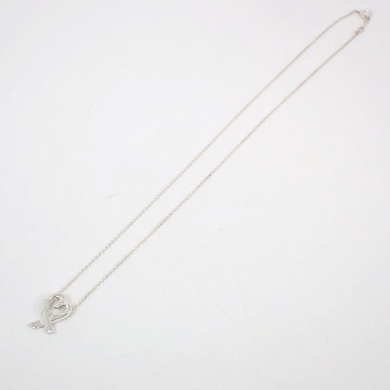 Tiffany & Co 925 Loving Heart Pendant Necklace J113-6