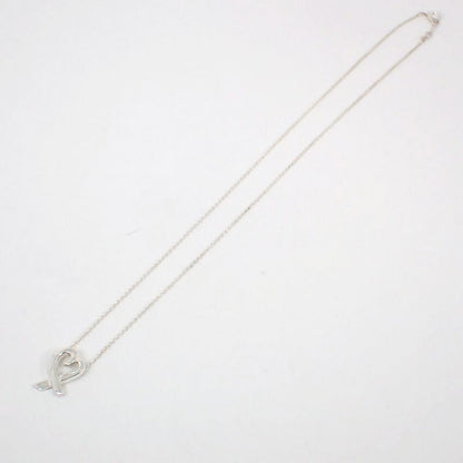 Tiffany & Co 925 Loving Heart Pendant Necklace J113-6