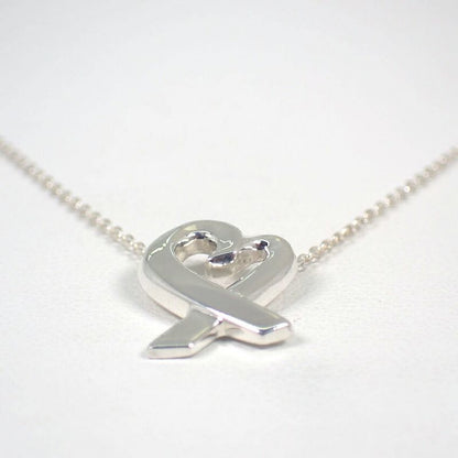 Tiffany & Co 925 Loving Heart Pendant Necklace J113-6
