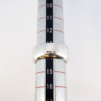 Chanel Ring Chanel Logo Silver 925 No 14 Women's