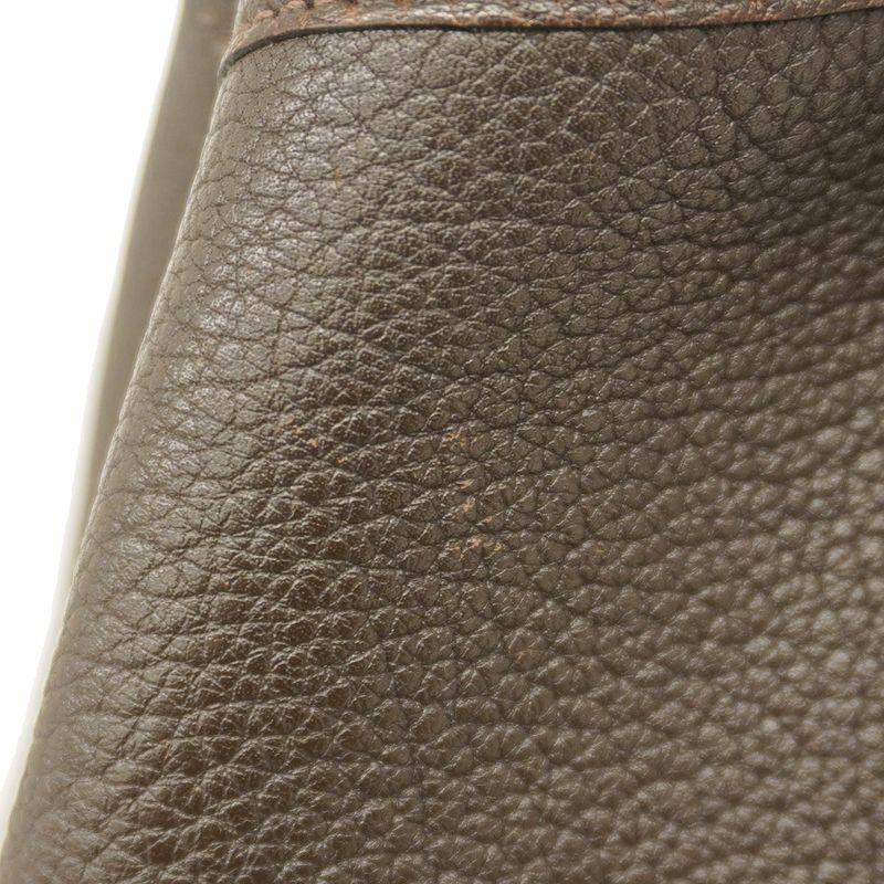 Hermes Tote Bag Garden Party PM Negonda Macassar Silver Hardware T Engraved