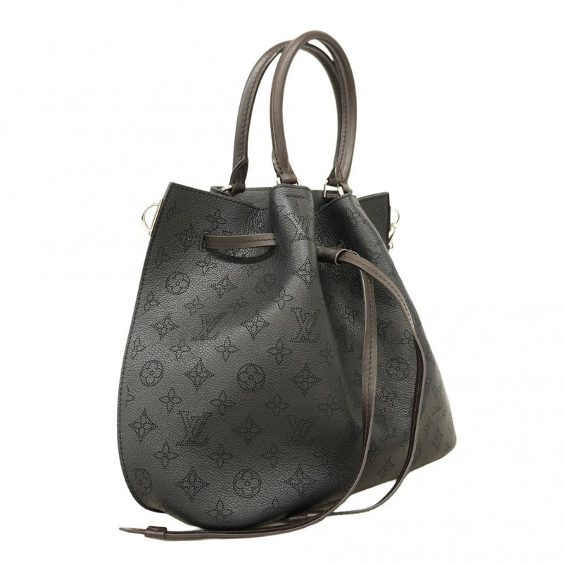 Louis Vuitton Handbag Mahina Girolatta M54402 Noir Black 2way Bag Ladies