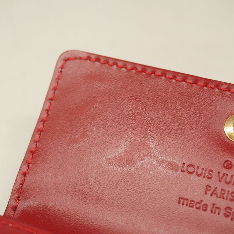 Louis Vuitton Key Case Vernis Multicles 4 M91976 Pomme D'amour Women's