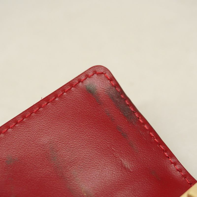 Louis Vuitton Key Case Vernis Multicles 4 M91976 Pomme D'amour Women's