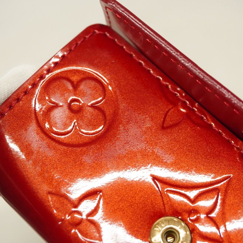 Louis Vuitton Key Case Vernis Multicles 4 M91976 Pomme D'amour Women's