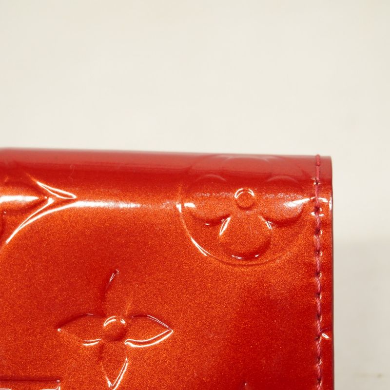 Louis Vuitton Key Case Vernis Multicles 4 M91976 Pomme D'amour Women's