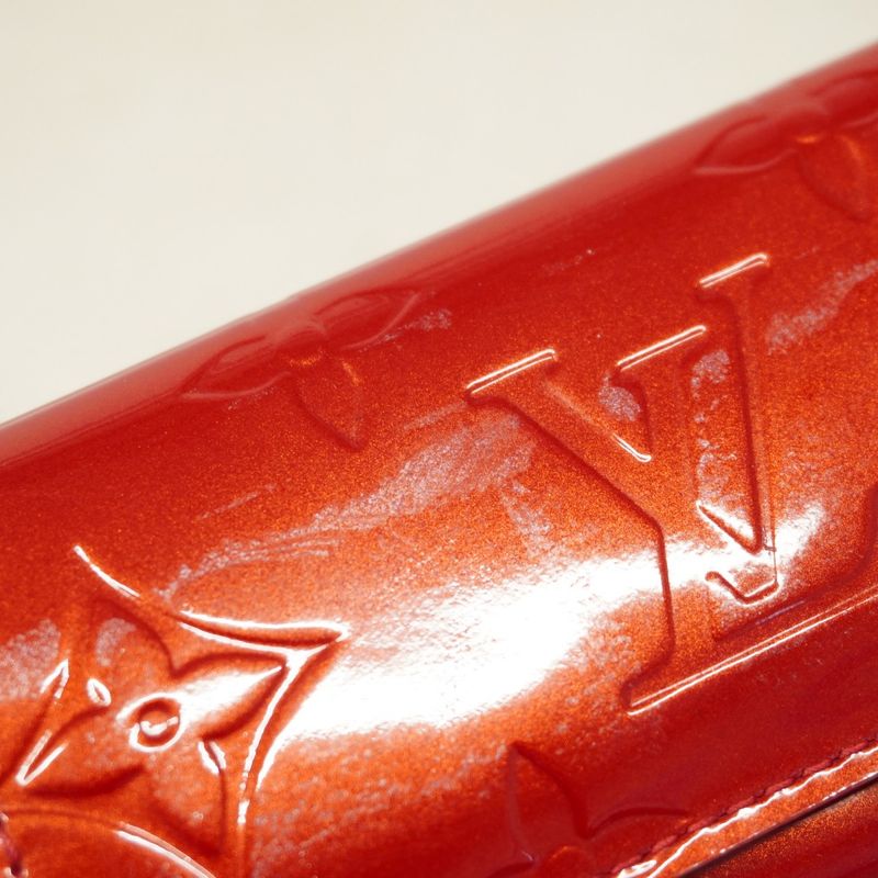 Louis Vuitton Key Case Vernis Multicles 4 M91976 Pomme D'amour Women's