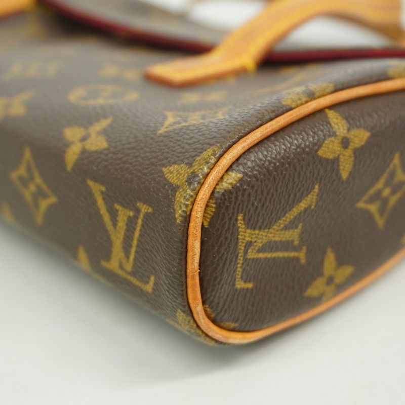 Louis Vuitton Handbag Monogram Sonatine M51902 Brown Ladies
