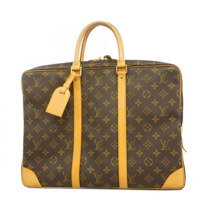 Louis Vuitton Business Bag Monogram Porte Documents Voyage M53361 Brown Men's