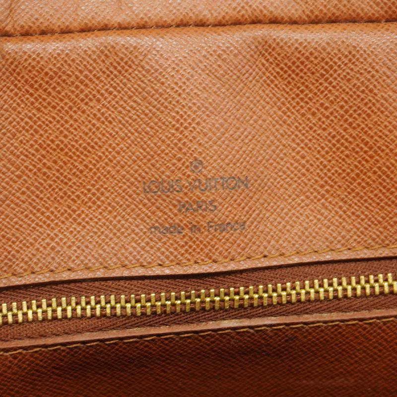 Louis Vuitton Business Bag Monogram Porte Documents Voyage M53361 Brown Men's