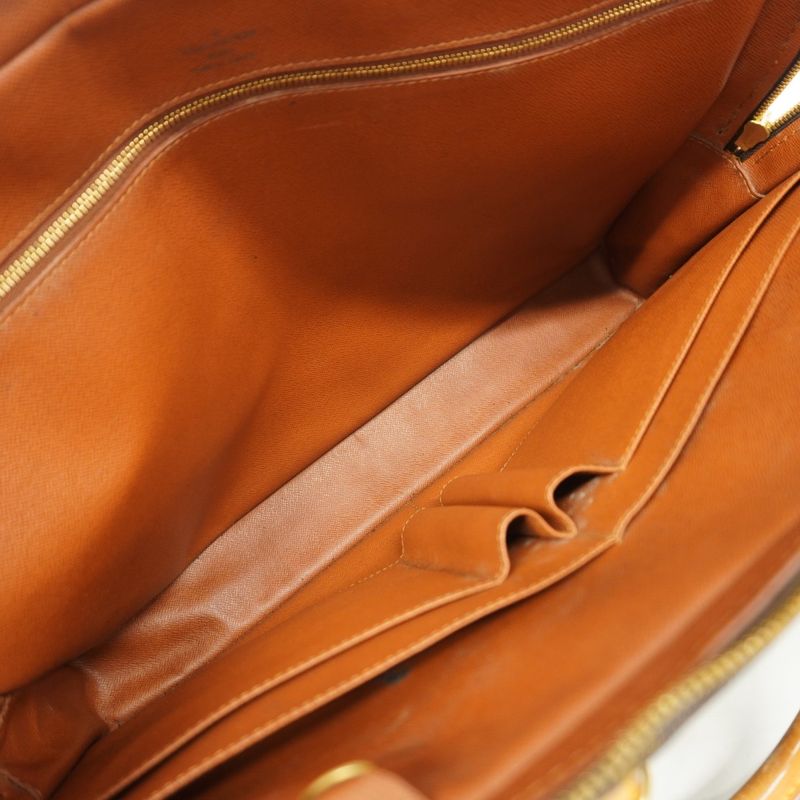 Louis Vuitton Business Bag Monogram Porte Documents Voyage M53361 Brown Men's