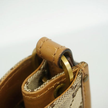 Gucci Shoulder Bag GG Canvas 110292 Canvas Brown Gold Hardware Ladies