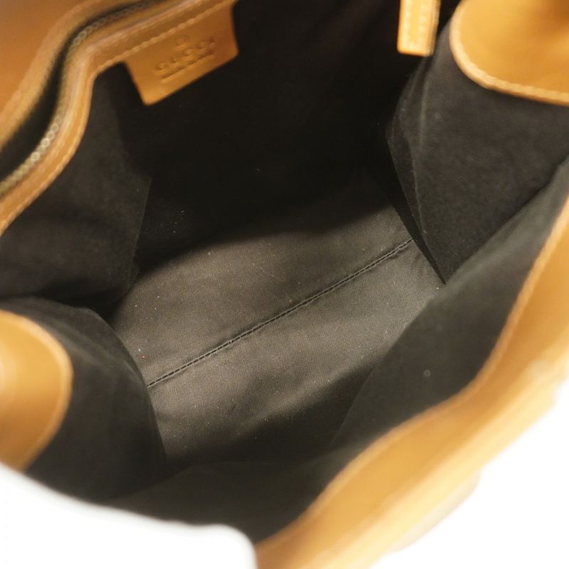 Gucci Shoulder Bag GG Canvas 110292 Canvas Brown Gold Hardware Ladies