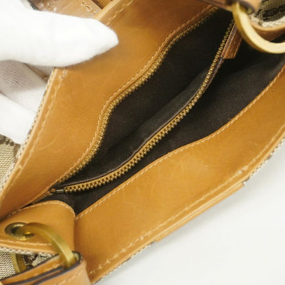 Gucci Shoulder Bag GG Canvas 110292 Canvas Brown Gold Hardware Ladies