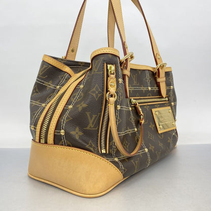 Louis Vuitton Handbag Monogram Rivet M40140 Brown Ladies