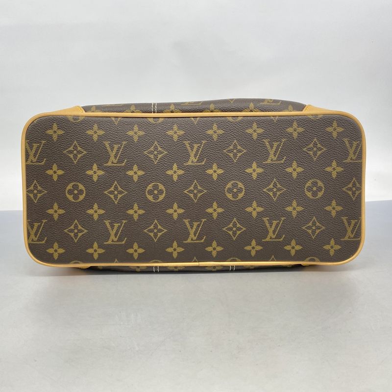 Louis Vuitton Handbag Monogram Rivet M40140 Brown Ladies