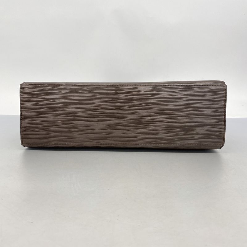 Louis Vuitton Handbag Epi Croisette PM M5249d Mocha Women's